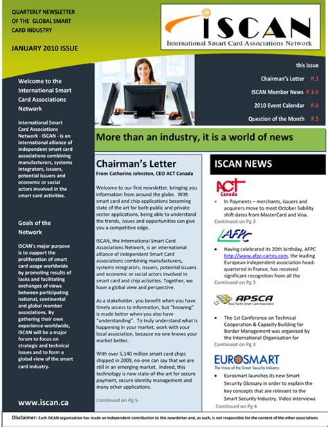 international smart card associations network|QUARTERLY GLOBAL NEWSLETTER OF THE SMART.